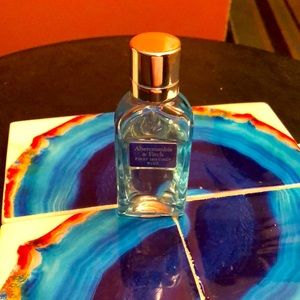 Abercrombie & Fitch first instinct blue! 1.0fl oz.  75% full.
